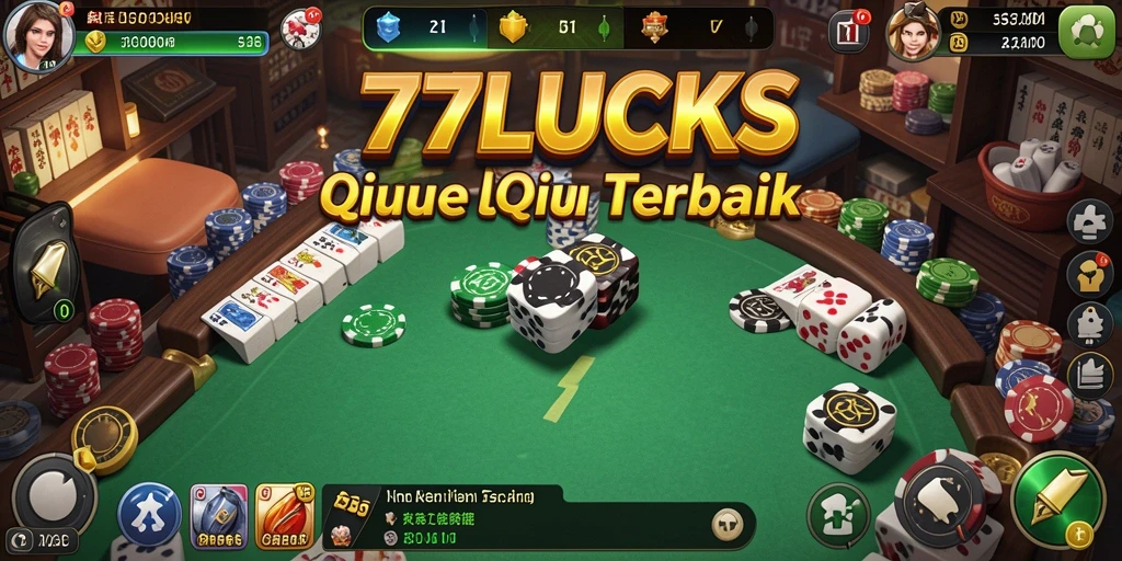 Tampilan gameplay seru di 77LUCKS dengan interaksi pemain yang menegangkan.
