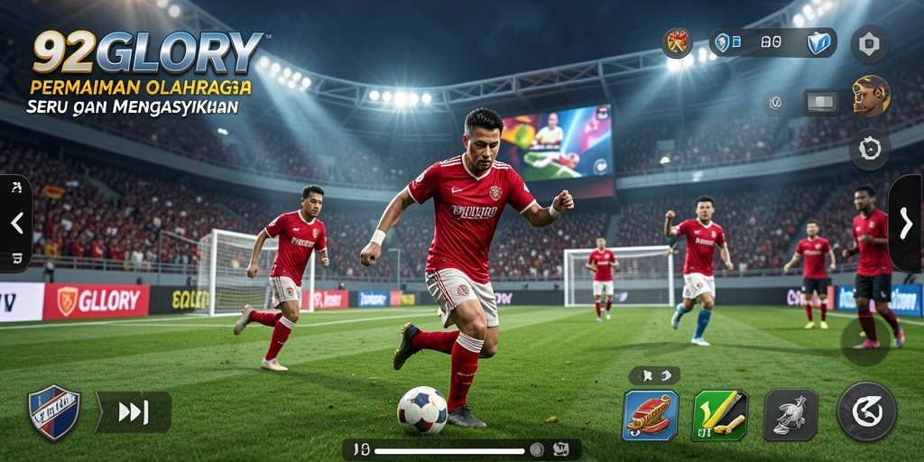 Tampilan seru dari gameplay 92GLORY yang memukau.