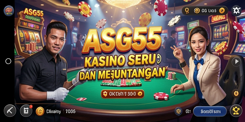 Tampilan menarik dari gameplay ASG55 dalam permainan Kasino.