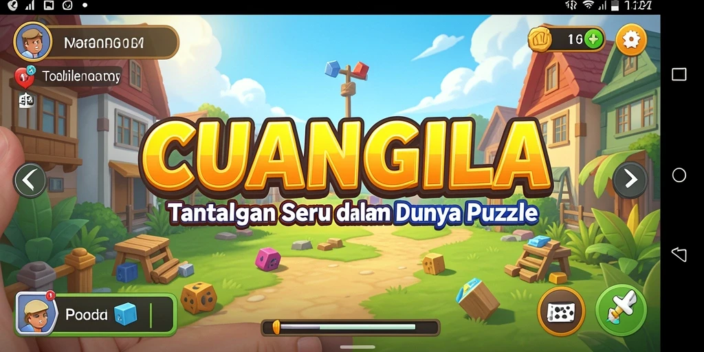 Cuplikan gameplay CUANGILA yang menantang untuk penggemar puzzle.