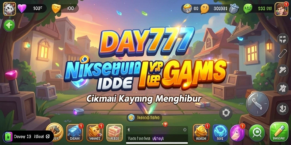 Tampilan gameplay DAY777 yang menarik dan seru.