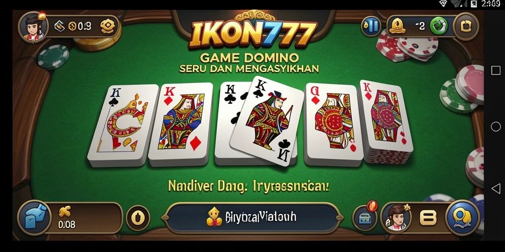 Tangkapan layar gameplay domino yang seru dan interaktif.