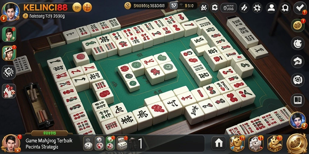 Gameplay Mahjong yang seru dan penuh strategi dalam KELINCI88