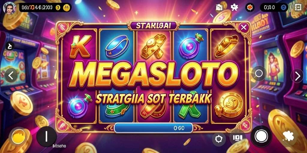 Tampilan gameplay MEGASLOTO dengan fitur slot yang menarik.