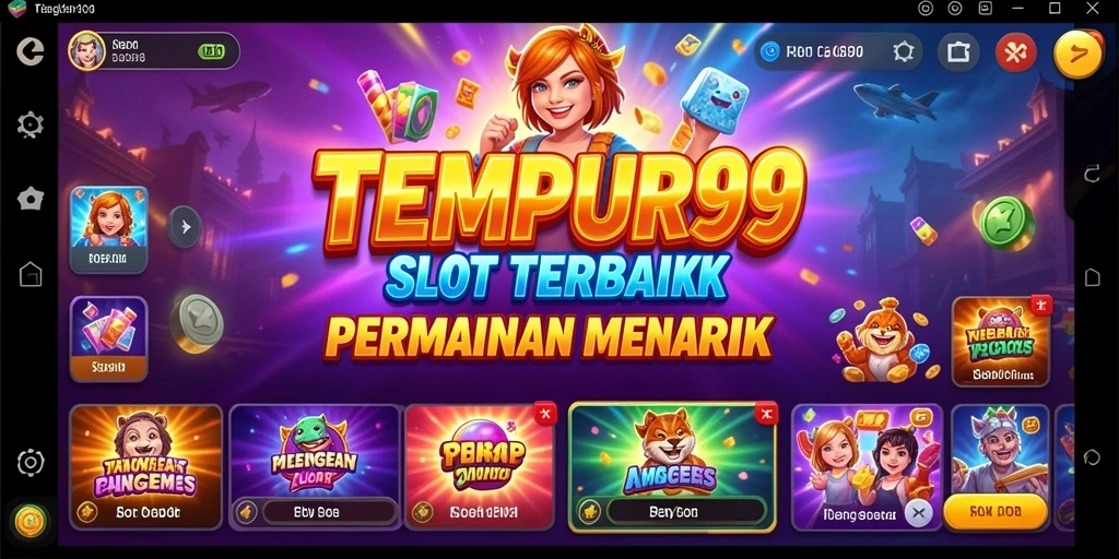 Tampilan menarik dengan gameplay seru dalam permainan Slot TEMPUR99.