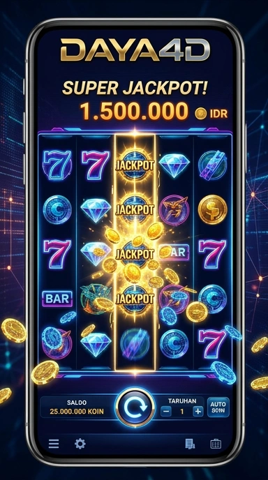Screenshot aplikasi daya4d yang menampilkan berbagai kategori aplikasi.