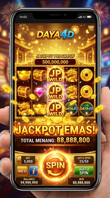 Tampilan antarmuka pengguna yang sederhana dan mudah digunakan di daya4d.